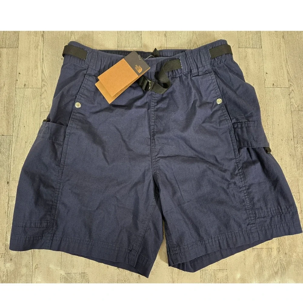 The North Face Mens Ripstop Cargo Shorts Summit Navy NF0A7Q9S SMALLNWT